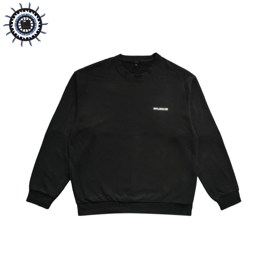 Crewneck Second Topten Black Influencer