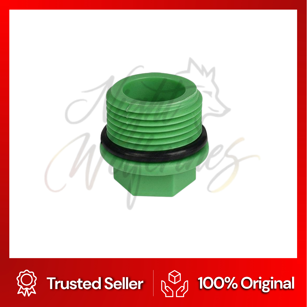 Tutup Kran Dop Drat Luar 1/2 Inch / Penutup Kran Air Drat Luar 1/2 Inch / DOP Drat Luar 1/2" (Kepala