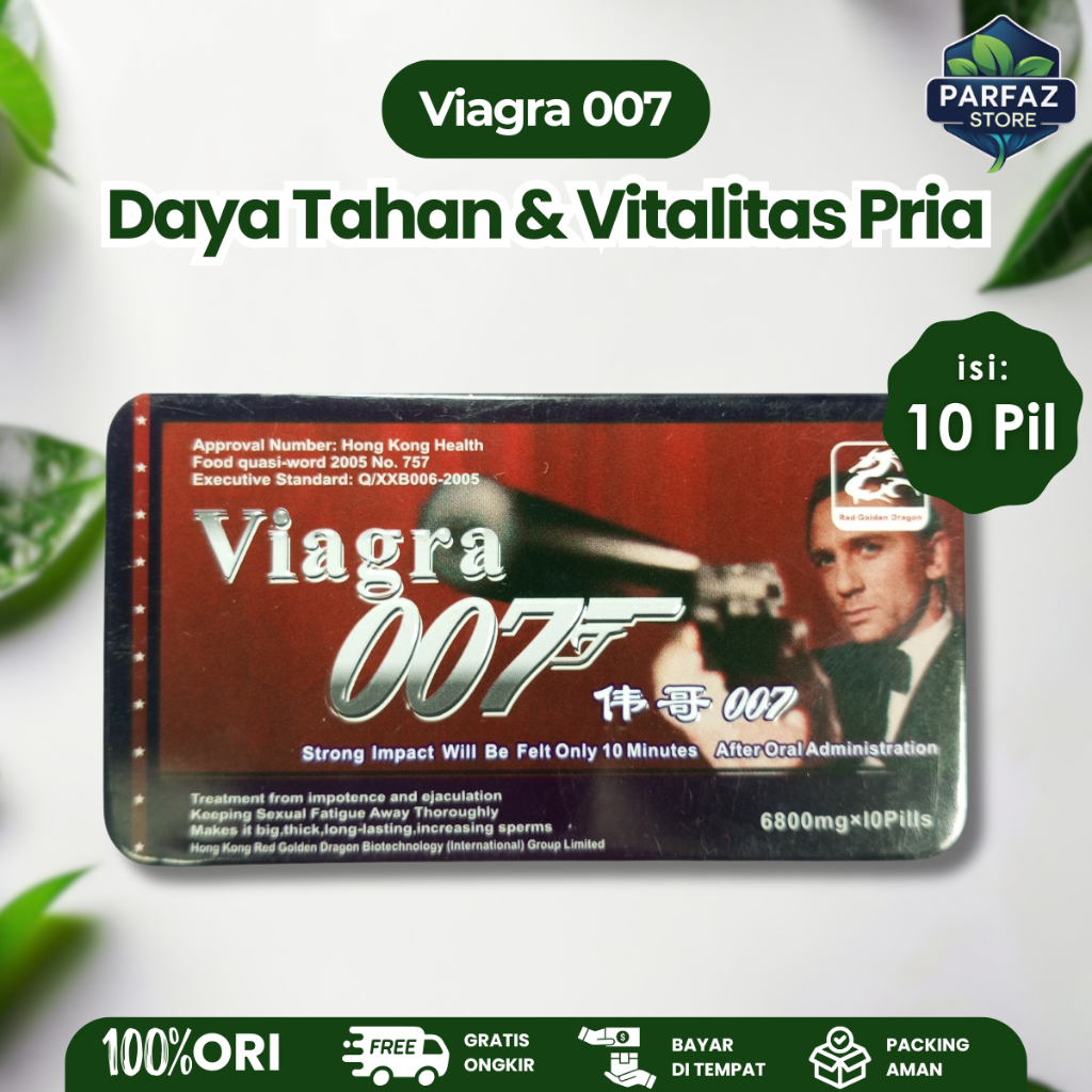 Vigra Viagra 007 Obat Kuat Pil Herbal untuk Stamina Vitalitas dan Daya Tahan Pria