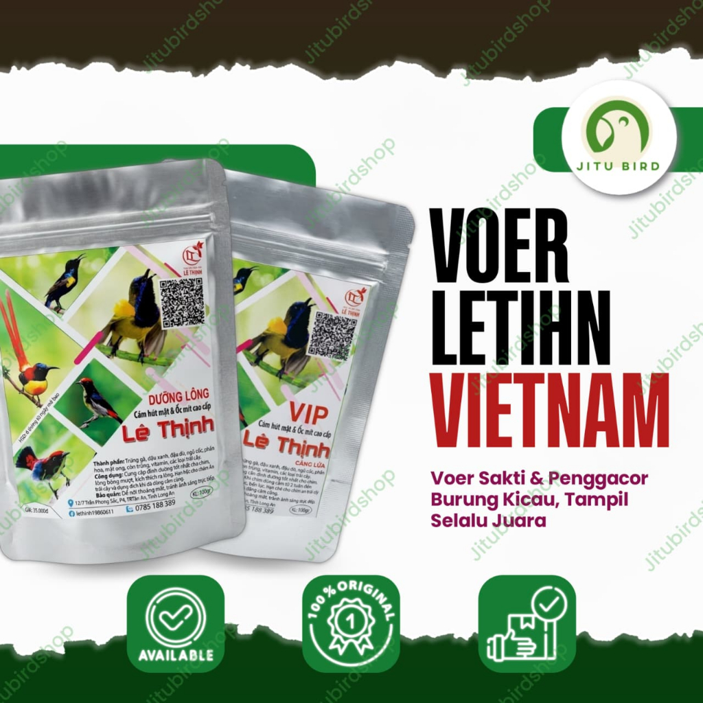 Pelet Voer Le Thinh Pakan Burung Sogon Konin Import Vietnam