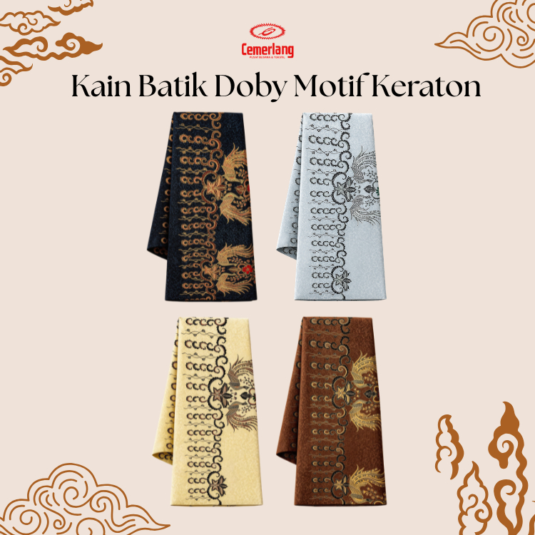 Kain Batik Doby Motif Keraton Cocok Buat Sarimbit