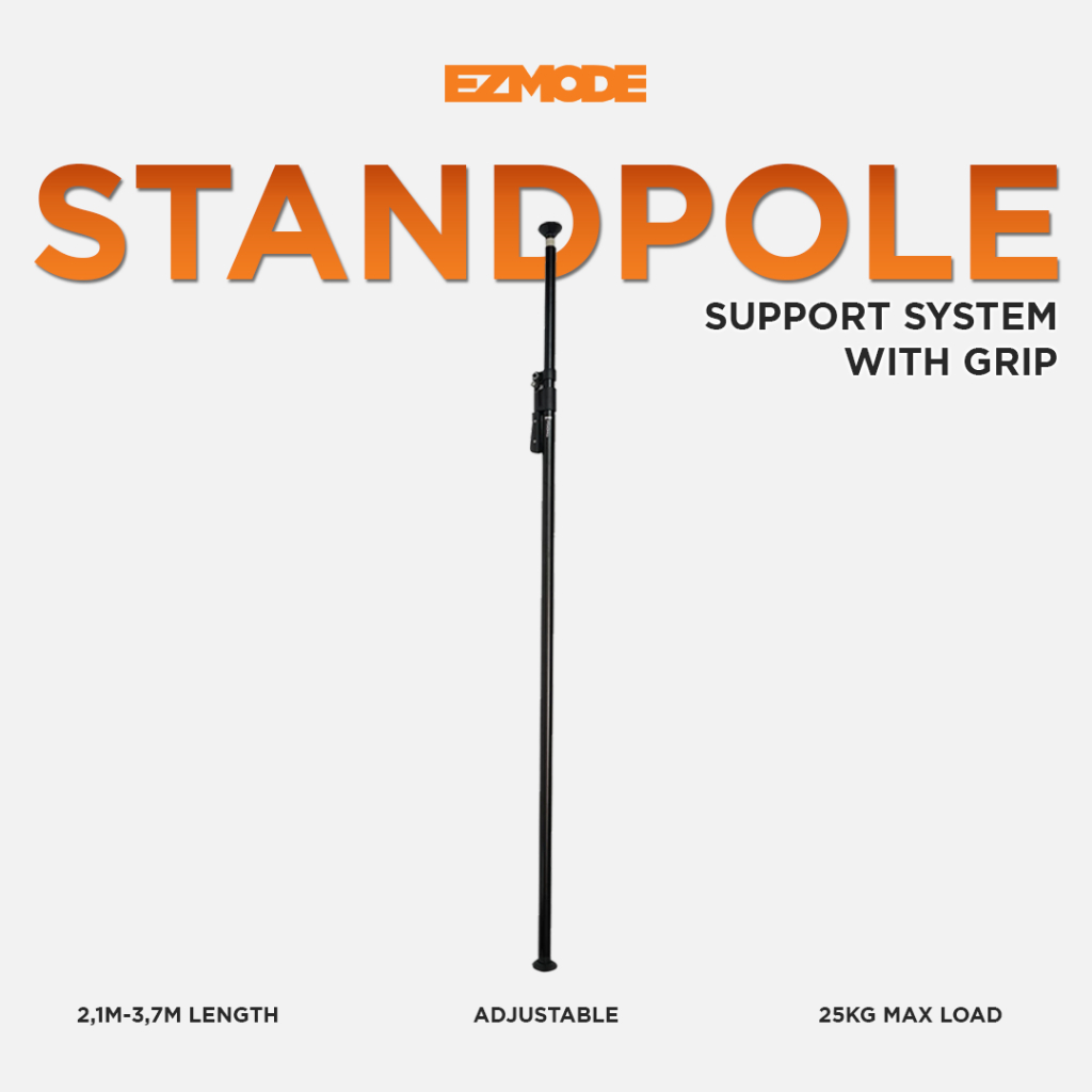 EZMODE Standpole Support System with Grip System for Lighting and Studio Backdrop
