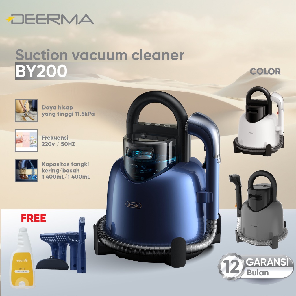 Deerma BY200/BY100 Suction Vacuum Cleaner Penyedot Debu Fabric Cleaning Machine Vacuum Sofa Dan Kasu