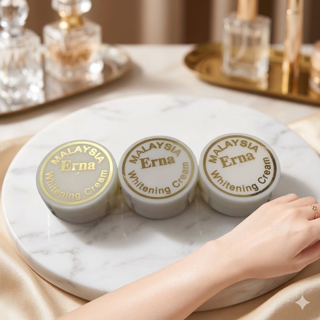 Krim Pemutih Erna Malaysia Whitening Cream Original