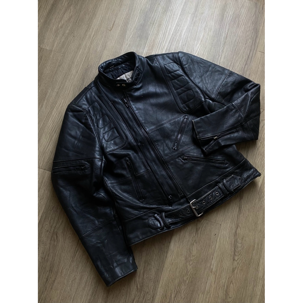 “WILSON” CAFERACER LEATHER JACKET | BIKER | CASUAL