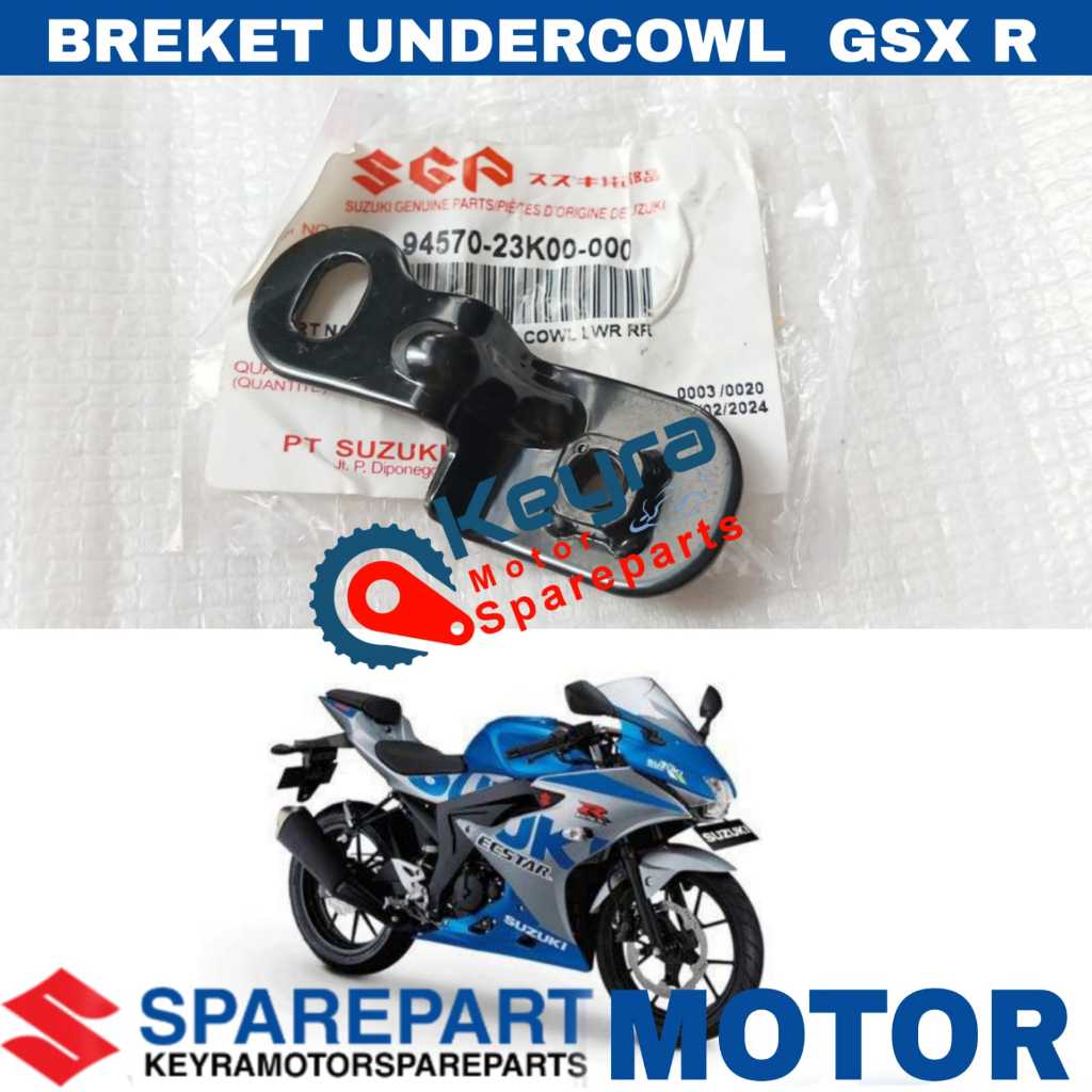 BREKET DUDUKAN FAIRING BAWAH /UNDERCOWL GSX R/GSX S ORI SGP