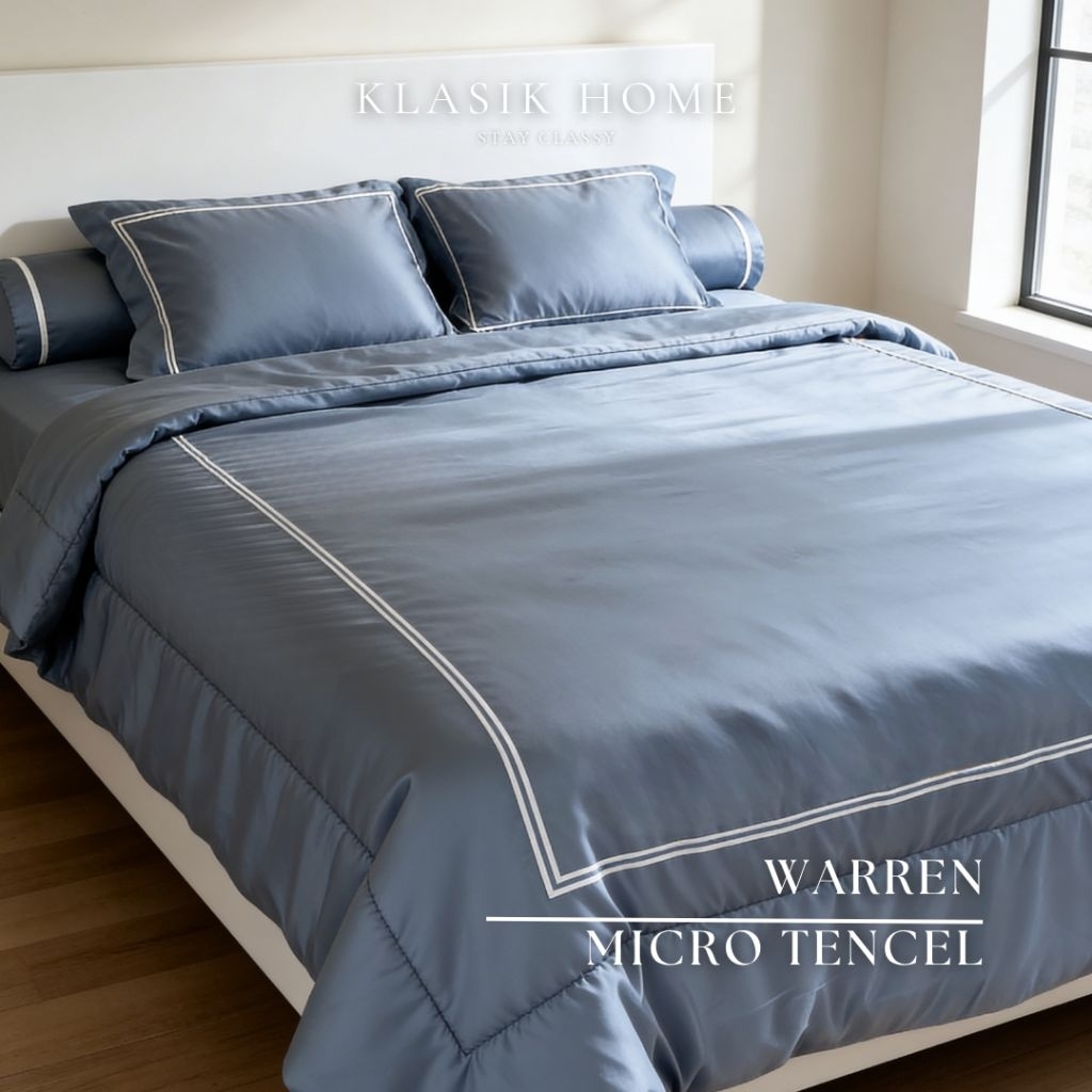 Hotel Series Color Based ( Bedcover Set - Micro Tensel )