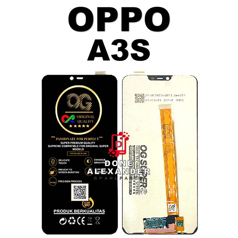 LCD TOUCHSCREEN OPPO A3S ORIGINAL 100% FULLSET