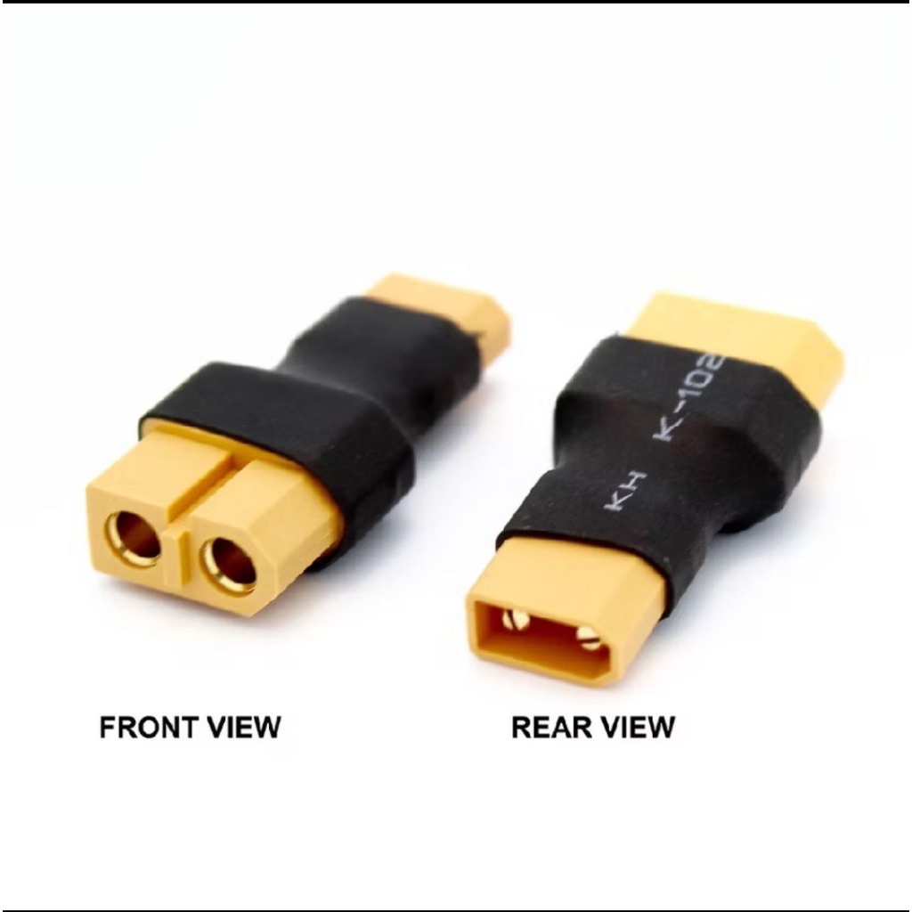 Converter XT60 Female to XT30 Male Plug BatteryConnector Adapter