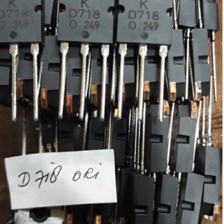 TRANSISTOR D 718 ORIGINAL / D718 ORI