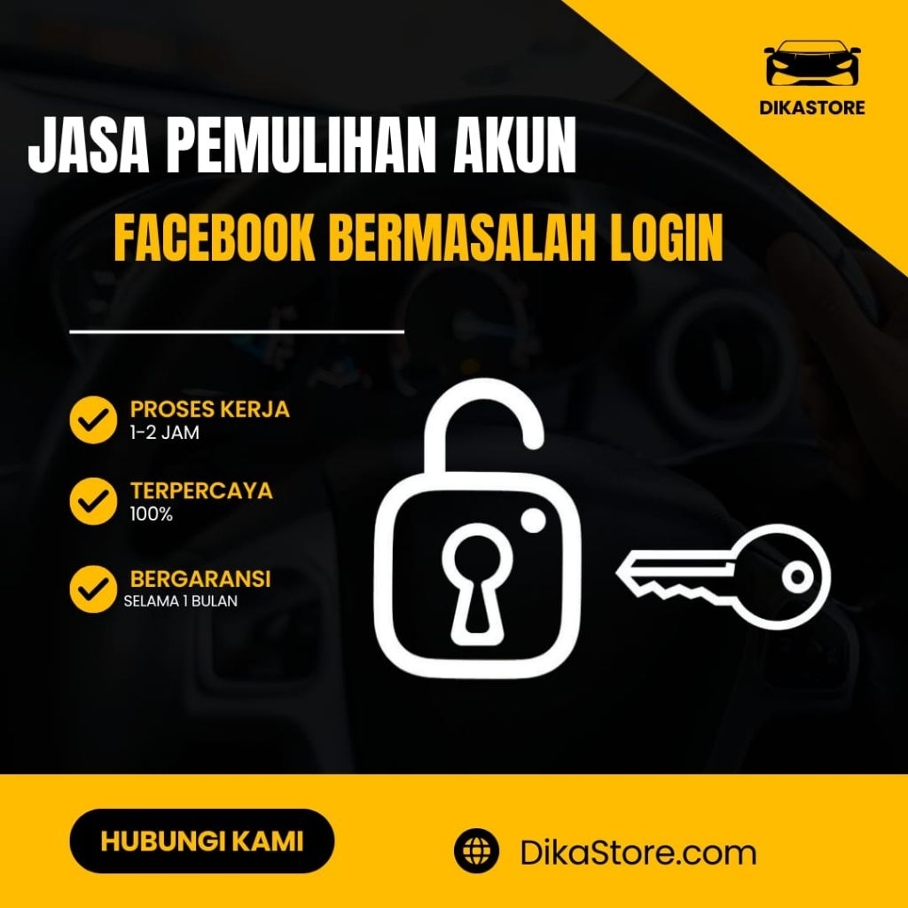 jasa permulihan akun facebook di nonaktifkan / terkunci