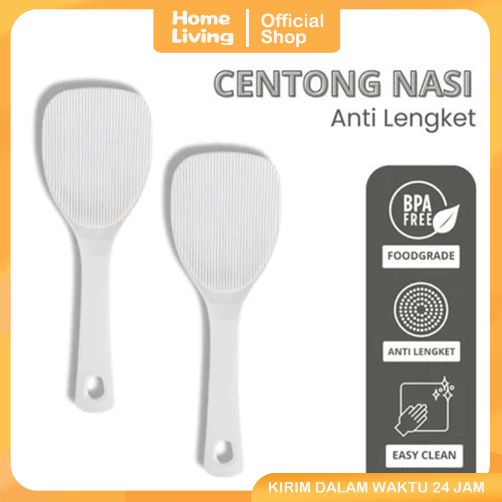 Homeliving Centong Nasi  Anti Lengket Serbaguna / Rice Cooker / Sendok nasi BPA FREE
