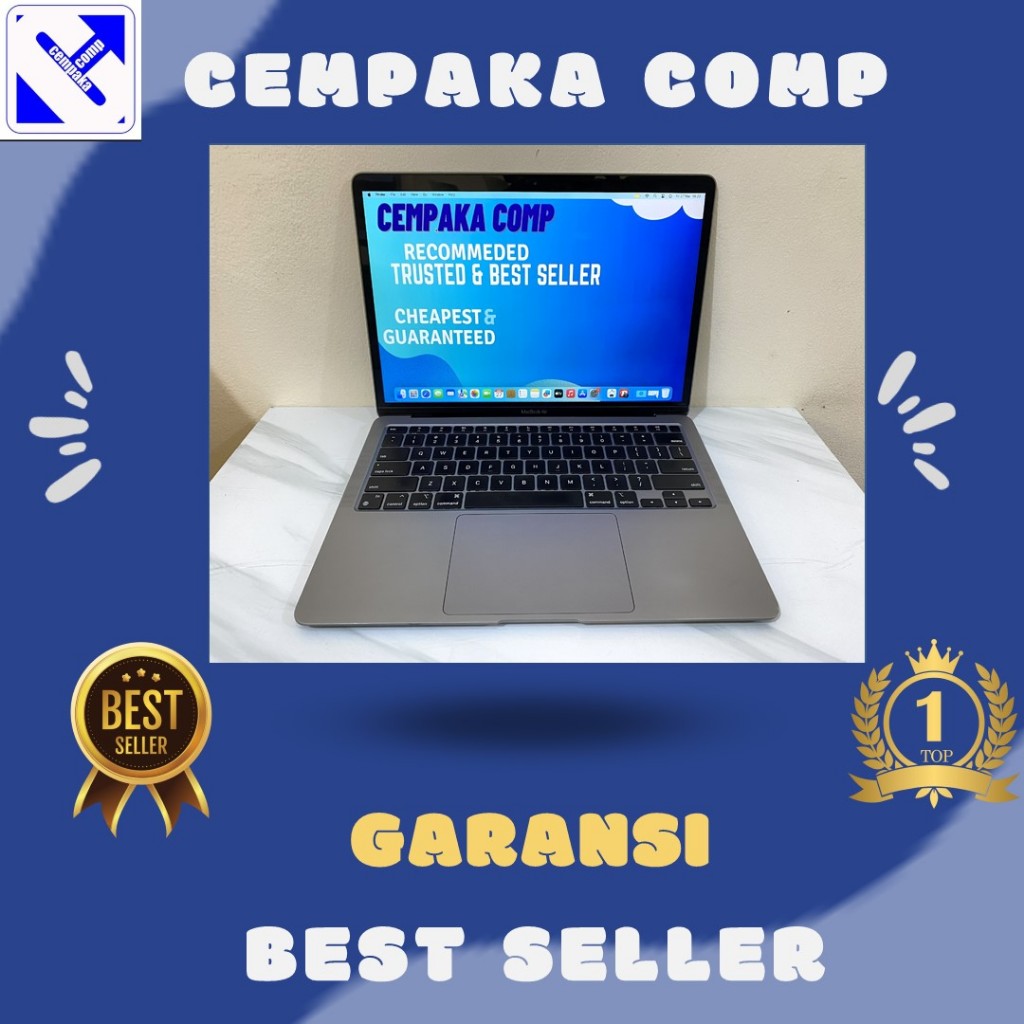 MacBook Air Retina 13 2020 M1 8GB SSD 256GB Garansi