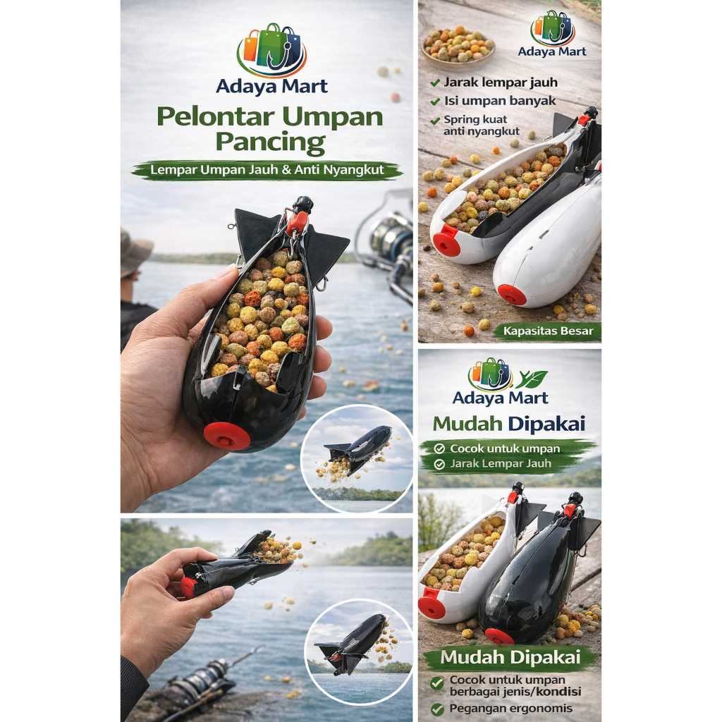 Roket Pelontar Umpan Ikan Bandeng GACOR BANGET
