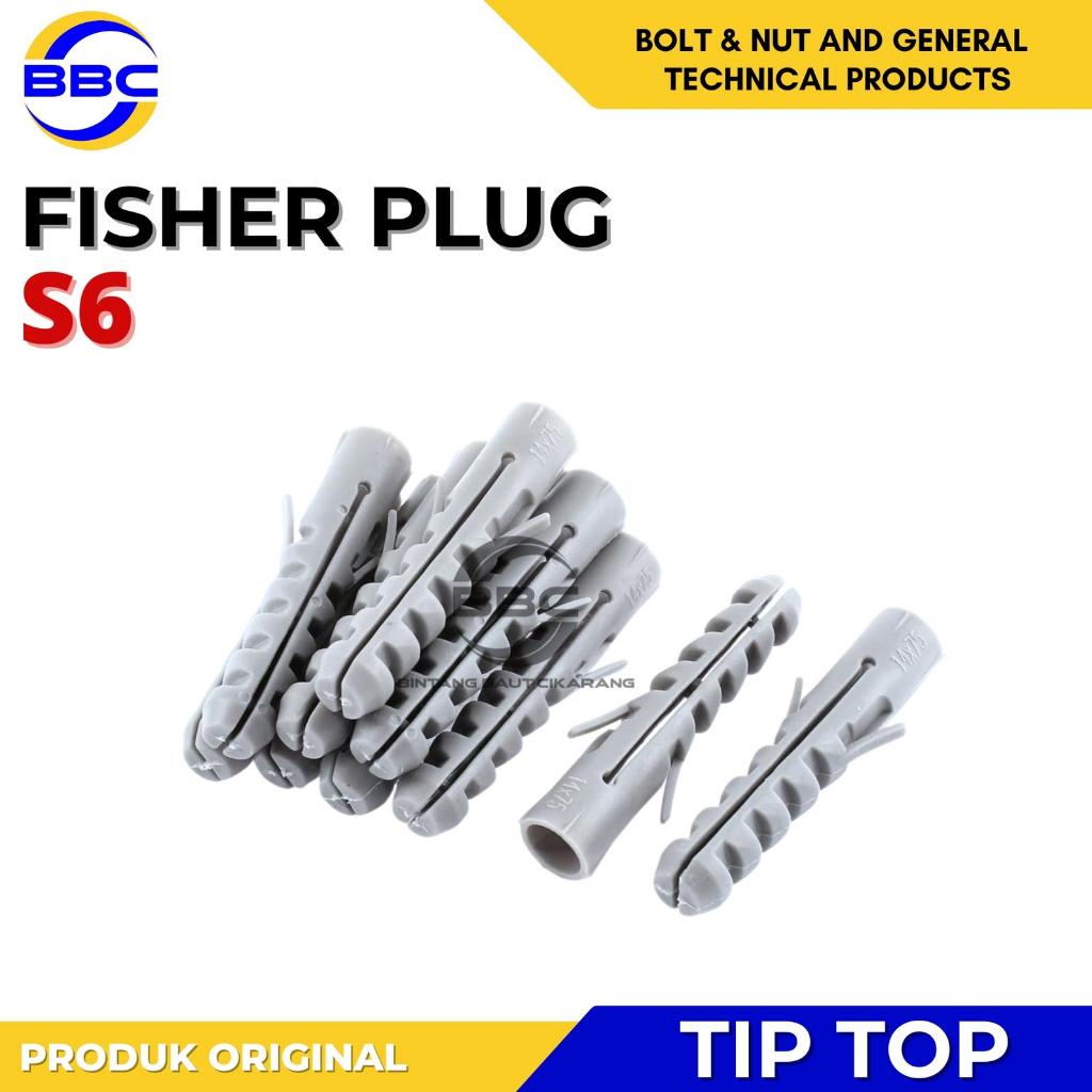 Fisher S6 | Fisher Tip Top S6 Tiptop Pengencang Sekrup / Pengait Sekrup Tembok