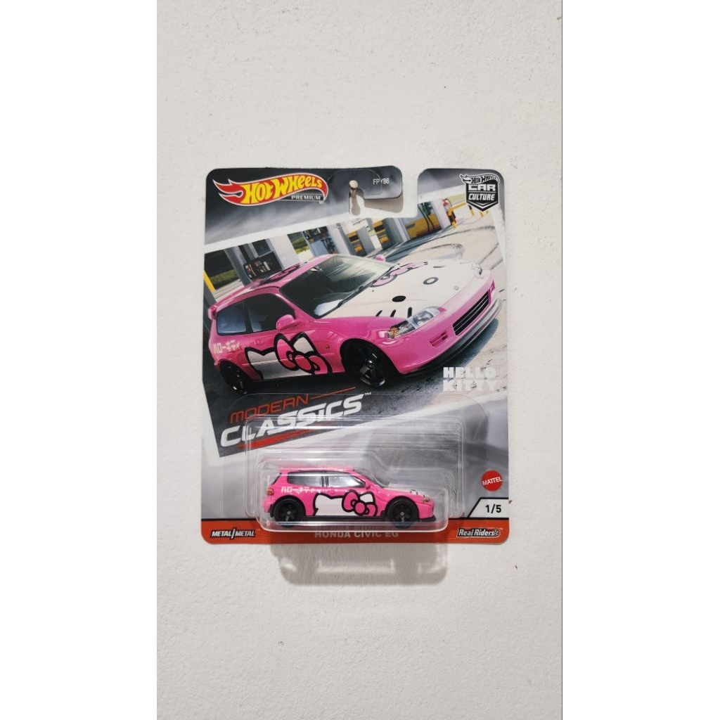 Hotwheels premium Civic EG Hello Kitty