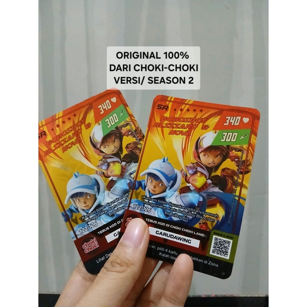 HARGA 1 KARTU Monsta Galaxy Card Boboiboy Choki Choki Kartu Boboiboy Hologram Emas Foil Kartu Boboyb