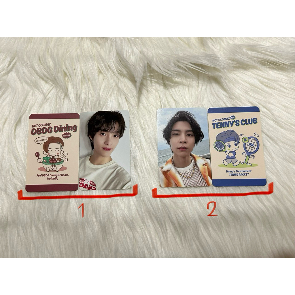 TC CCOMAZ NCT JOHNNY YANGYANG PHOTOCARD/PC