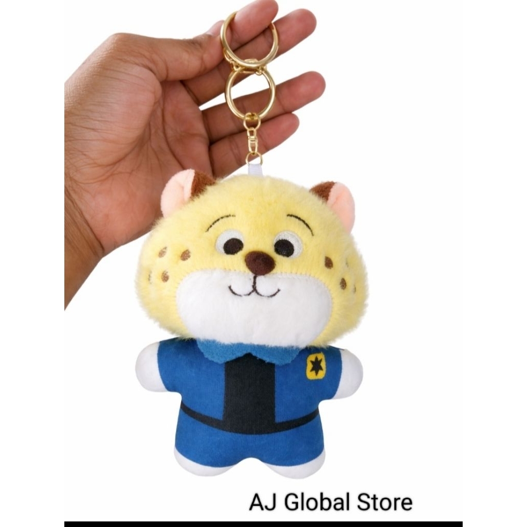 gantungan kunci boneka lucu zootopia/keychain boneka zootopia/ganci boneka karakter zootopia