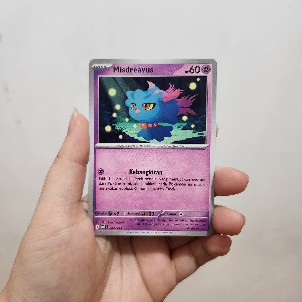 Kartu Pokemon TCG Indonesia - Misdreavus Mismagius