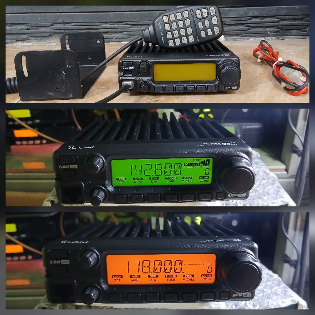 RIG ICOM IC2200H BLACK VHF AIRBAND MULUS LUAR DALAM ORIGINAL JAPAN