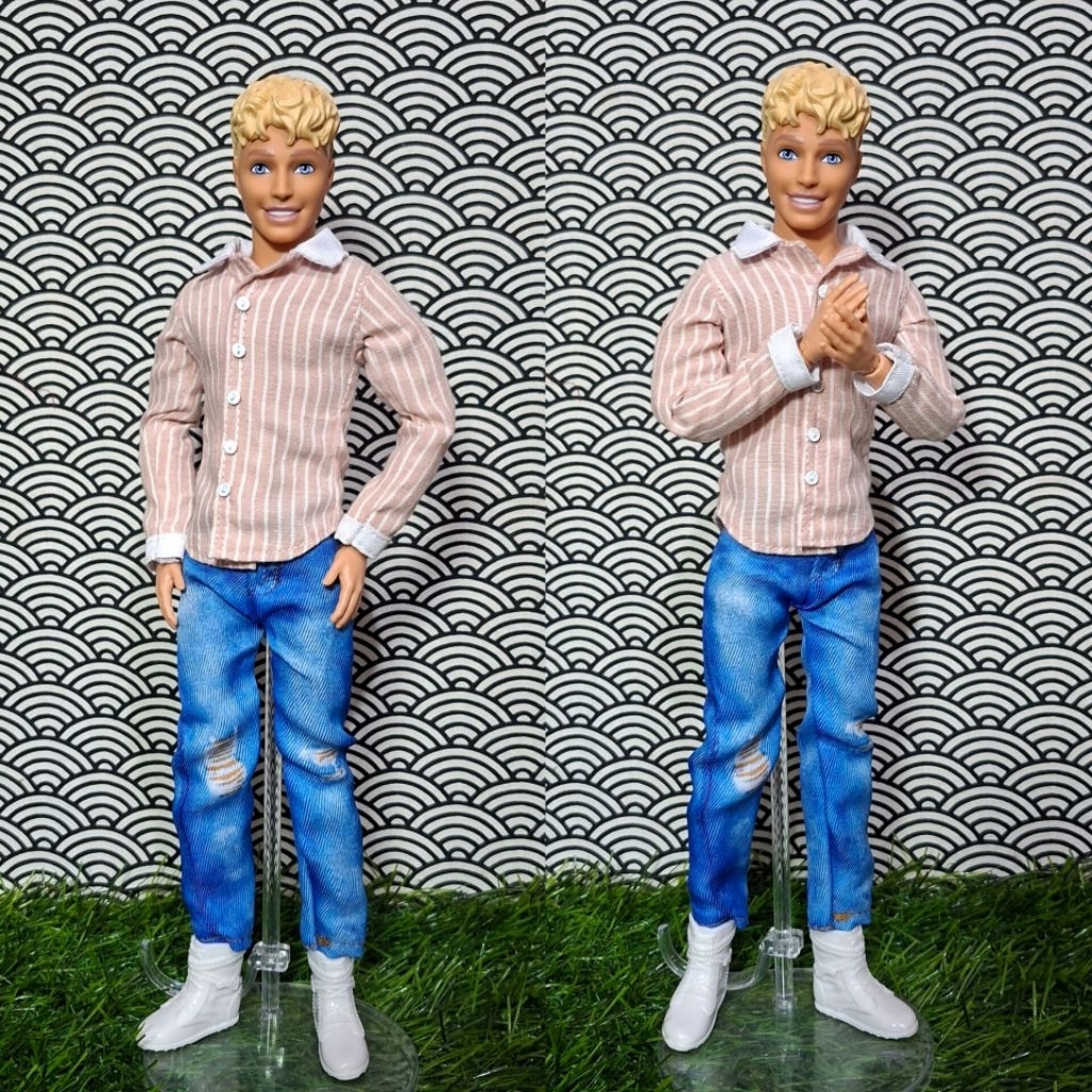 Standing Barbie, Ken, Chelsea, BJD Dolls dan Nagi Figure