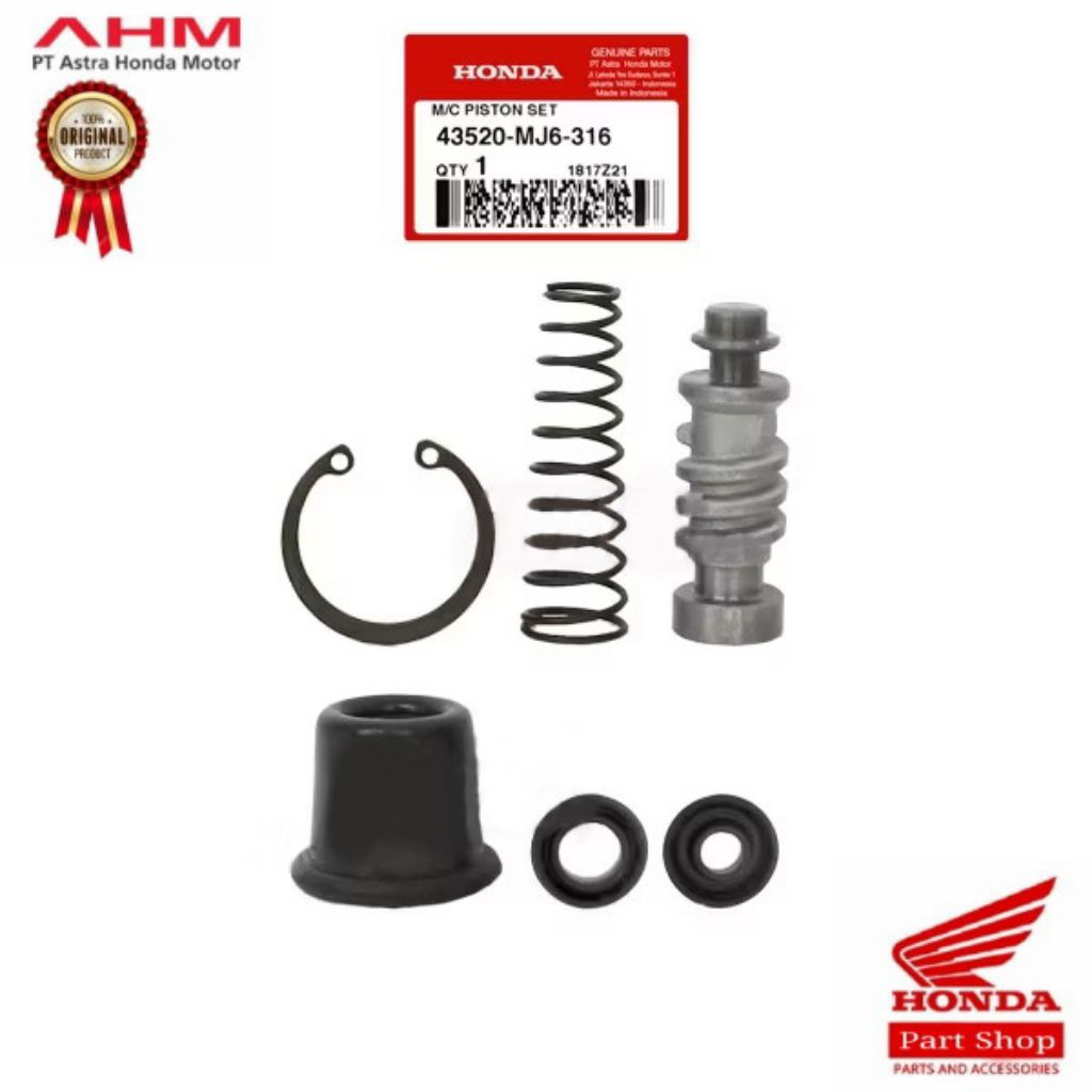 43520-MJ6-316 Seal Master Rem Belakang Sonic 150 R Cb 150 R Cbr 150