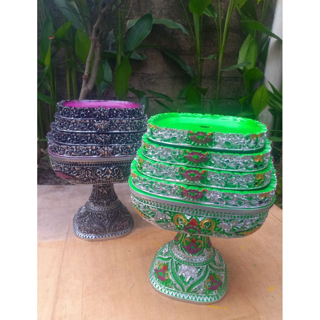 dulang kotak susun4 uk.30cm fiber