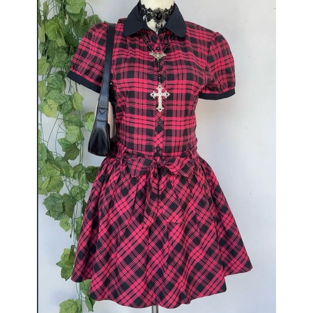 Dress Neapolitan y2k lis lisa axes femme - M