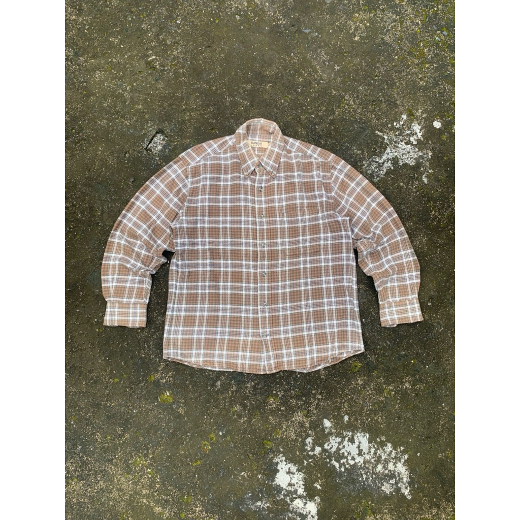 kemeja flanel second