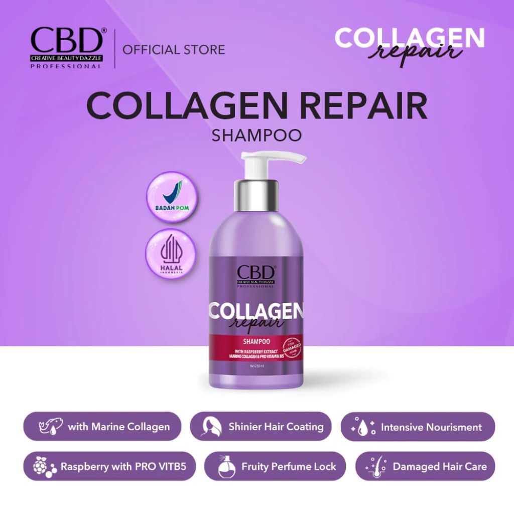CBD Collagen Repair Shampoo 250gr
