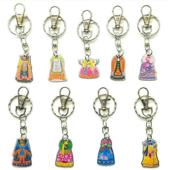 (Ready) Ganci gantungan kunci keychain keyring Korea hanbok souvenir asli korea