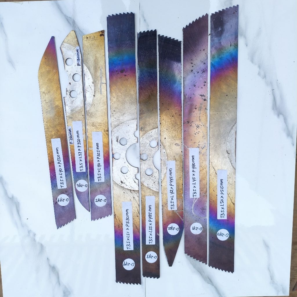 Bahan BAJA HSS DMO5 JULIA Sedikit karat tebal code 3,5mm