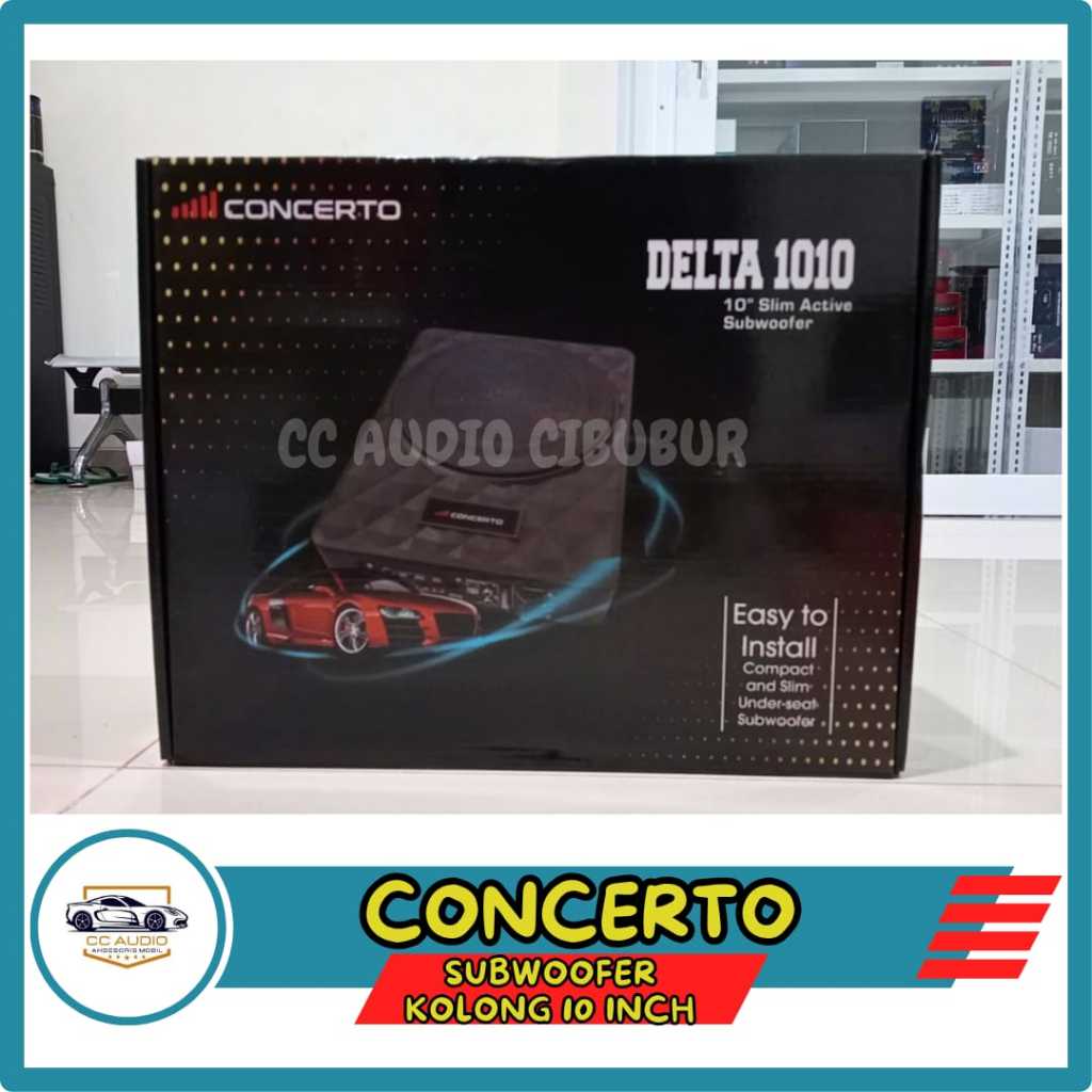 Subwoofer Kolong Aktif CONCERTO DELTA 1010 Subwoofer CONCERTO 10 in