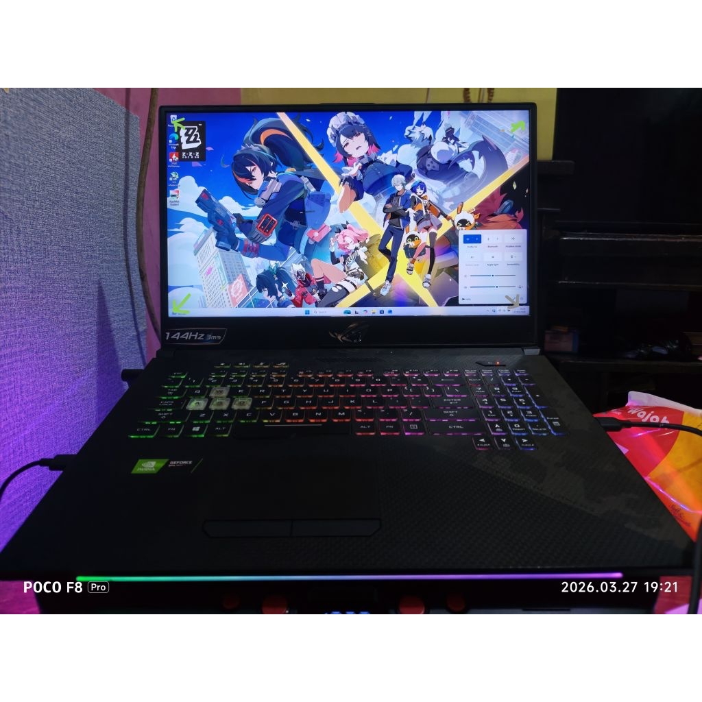 ROG strix scar i7 8750h+rtx 2060 6gb vram