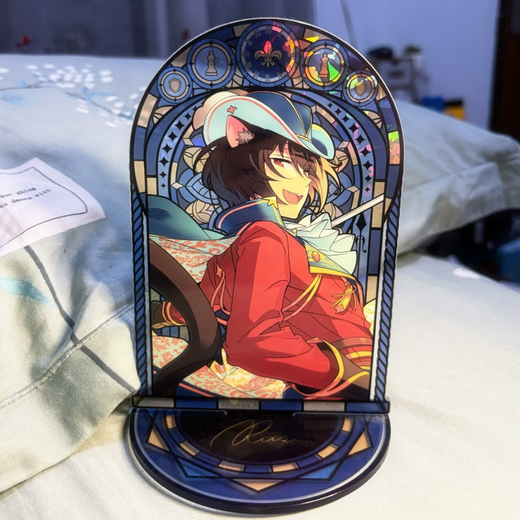stained glass ritsu sakuma ensemble stars standee