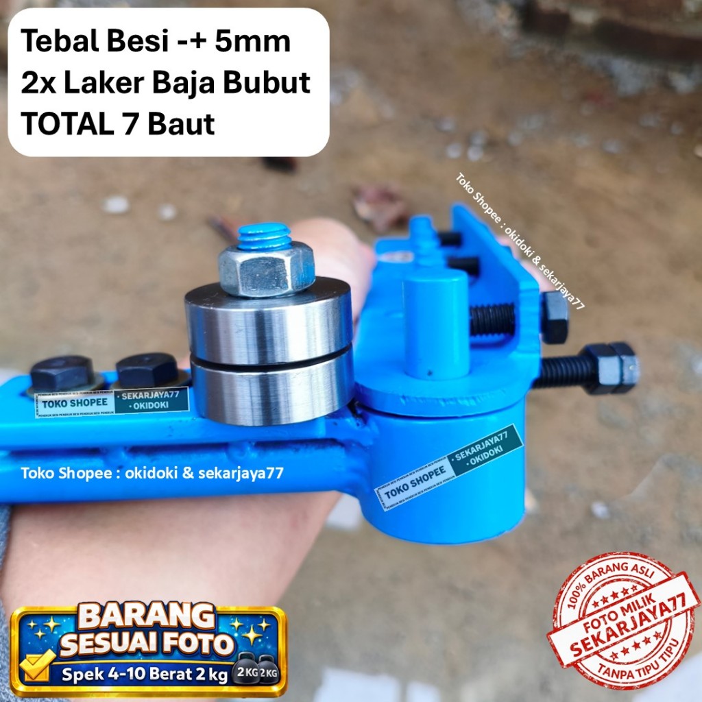 Sekarjaya77 Alat Begel Bahan Besi Tebal, Laker Baja Bubut SJQ33