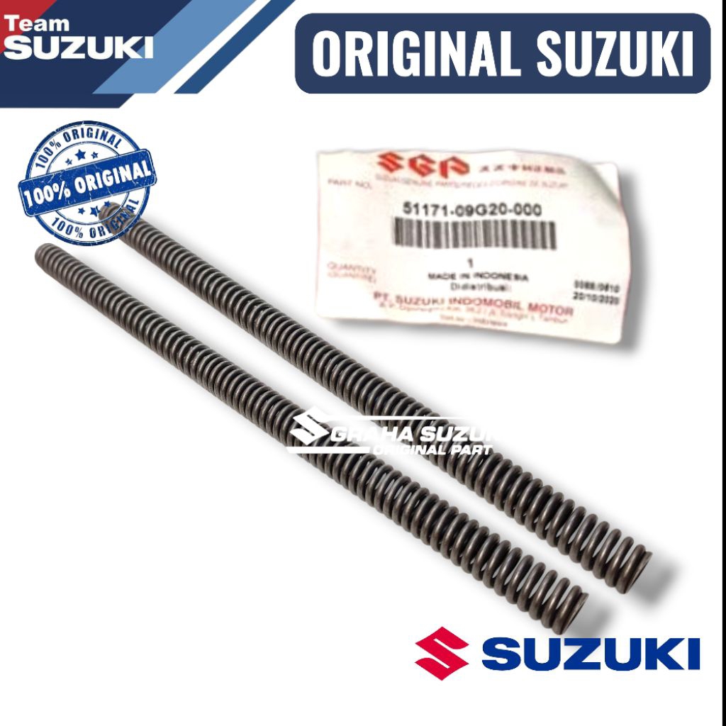 PER SHOCK SOK DEPAN SEPASANG SUZUKI SMASH OLD LAMA ORIGINAL SGP 51171-09G20