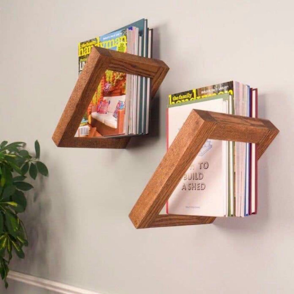 Rak buku gantung /rak buku minimalis /rak buku cantik /rak buku astetik
