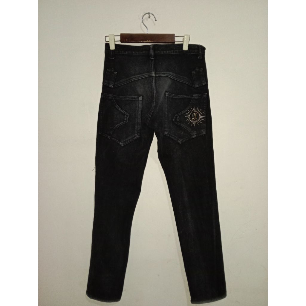 celana y2k ripped jeans chemistry