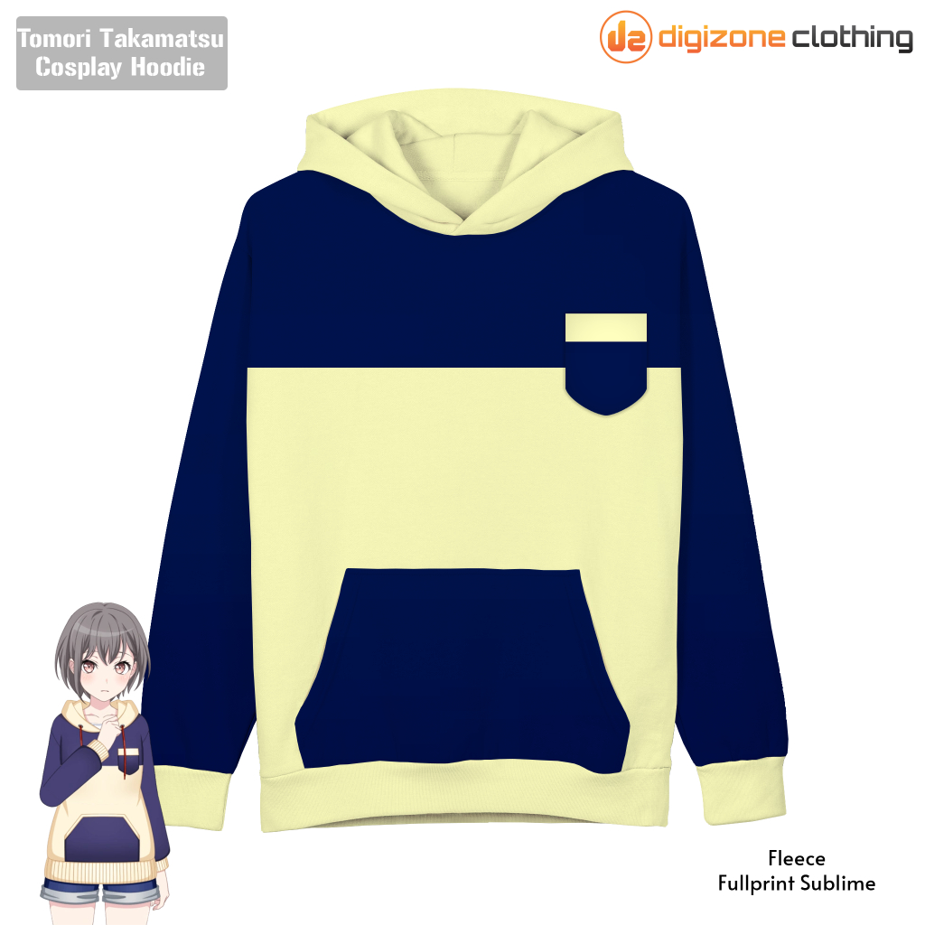 Hoodie Cosplay Anime Bang Dream It's My Go Tomori Takamatsu