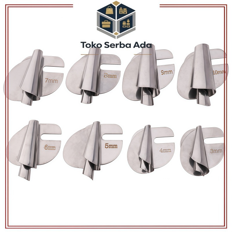 Corong kelim hijab/ lipat jahit kerudung pinggiran kerudung 3mm/ 4mm/6mm/8mm/10mm (COD)