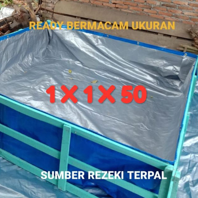 Terpal Kolam Ikan 100x100x50 A5 Kolam Terpal Budidaya