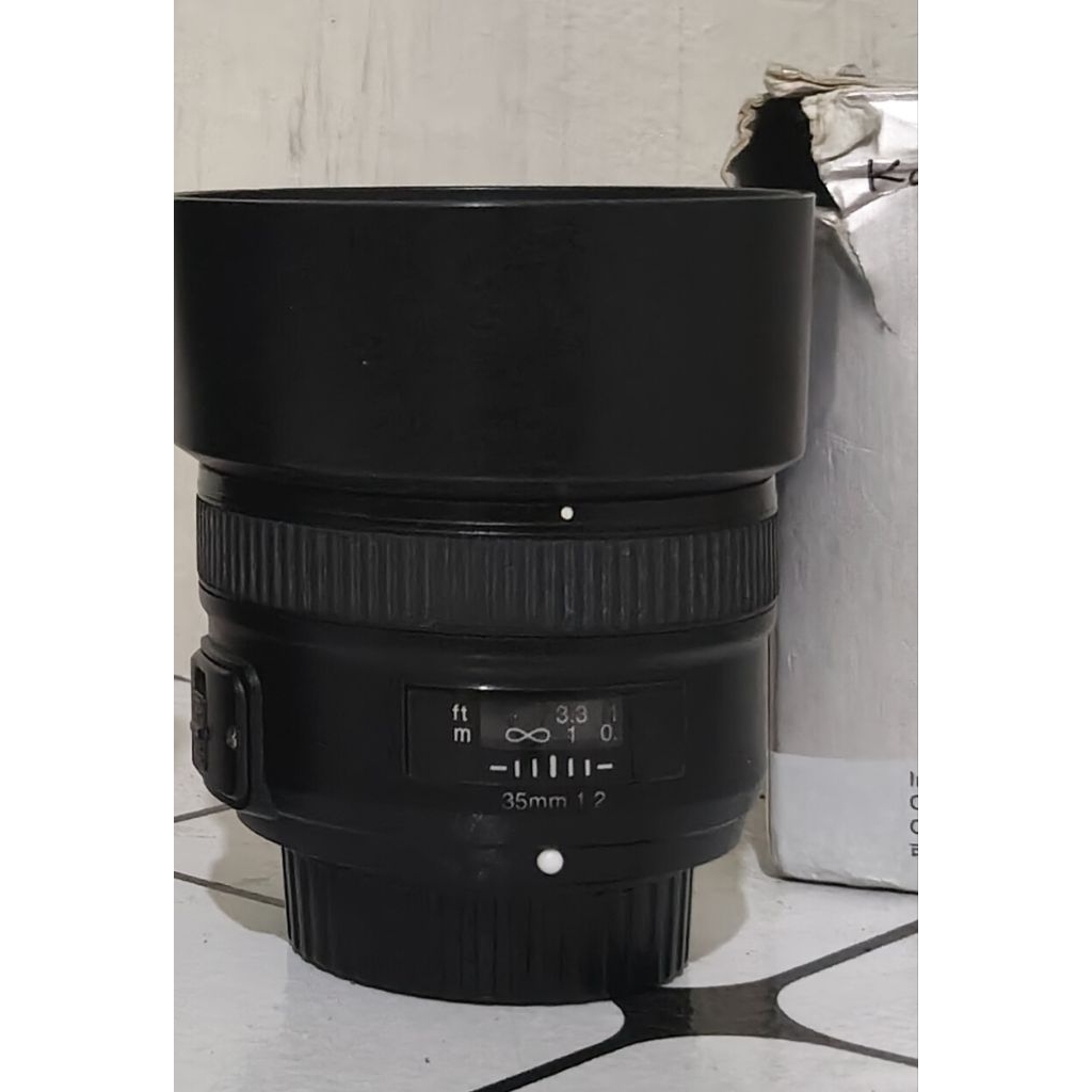 lensa youngnuo 35 mm f2 full frame for nikon