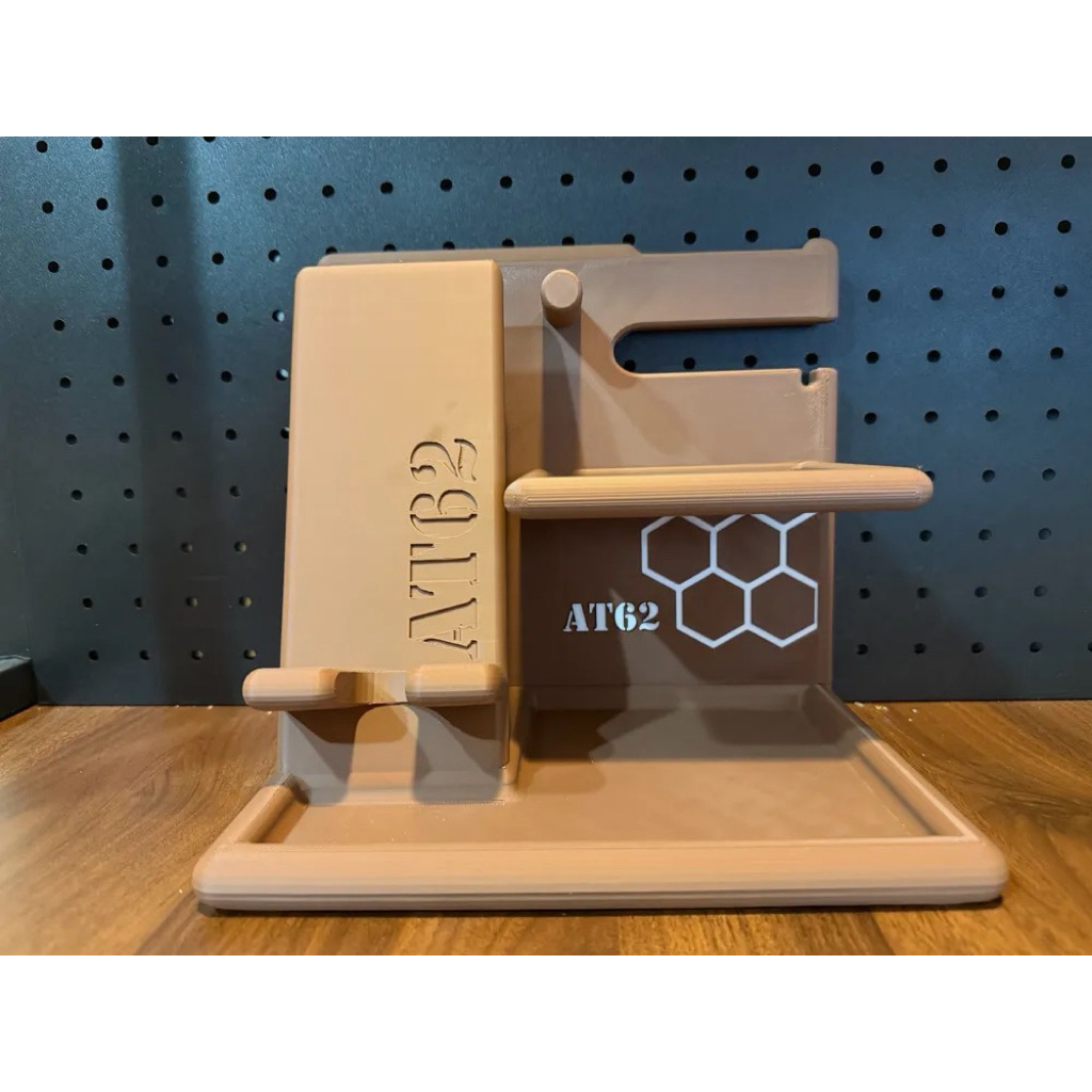 All-in-One EDC Desktop Organizer - Docking Station HP Jam Tangan Kunci