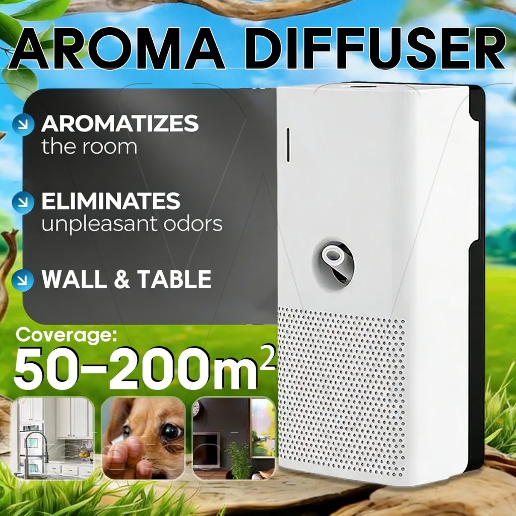 Smart Humidifier Diffuser Aromaterapi Mesin Pengharum Aroma Scenting Diffuser Mini Aromaterapi Pewan