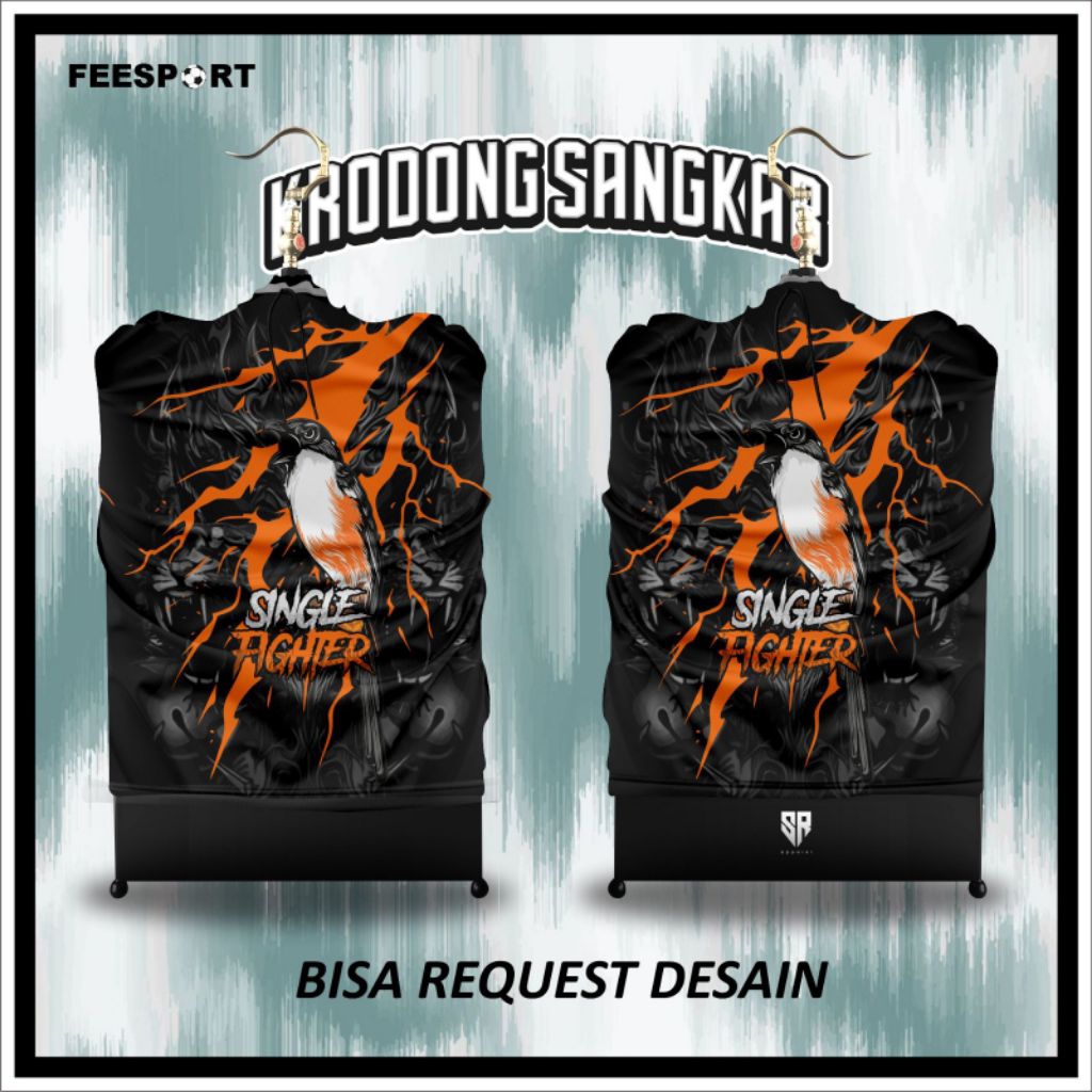 Kerodong Cendet Kosan Bnr Full Printing Bahan Jersey Bisa Custom