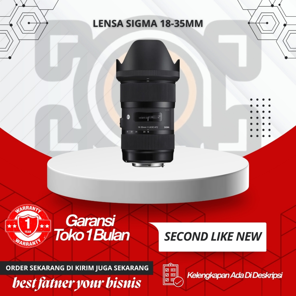 Lensa Sigma 18-35MM Nikon canon mulus
