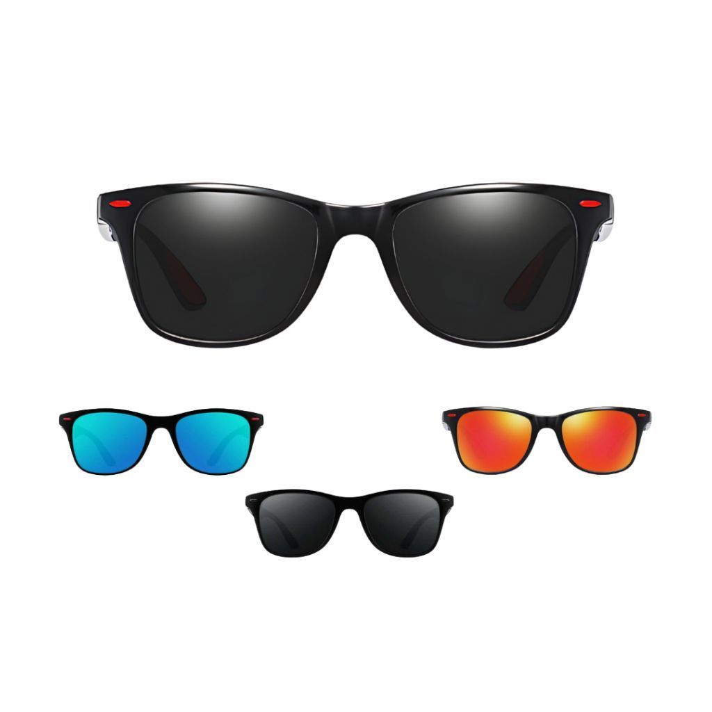 Kacamata Hitam Pria Laki-laki Kacamata Matahari, Kacamata Keren Gaya