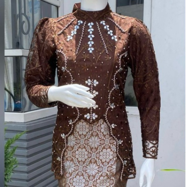 KEBAYA LUSIANA PAYET BUNGA BUNGA